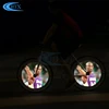 Bike tire wheel led lighting with DIY programmable software 416led lamp 4 root