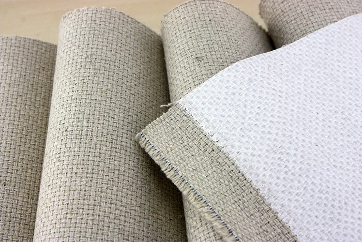 High Quality Artist Linen Canvas Fabric Roll Linen Blend Canvas For