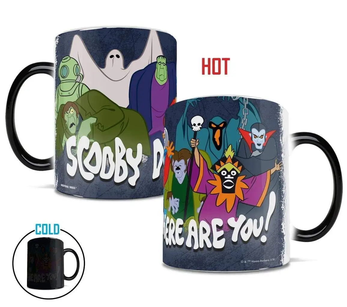 YUWU Funny Color Changing Mugs Heat-Sensitive Mug Heat Changing Heart Mug Novelty I Love You Morning Magic Coffee Mugs,Christmas Gifts For Men Women Mom Dad