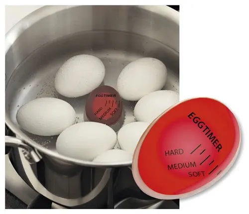 Egg-Per'fect Color Changing Egg Timer Egg Thermometer Cooking Timer Tools