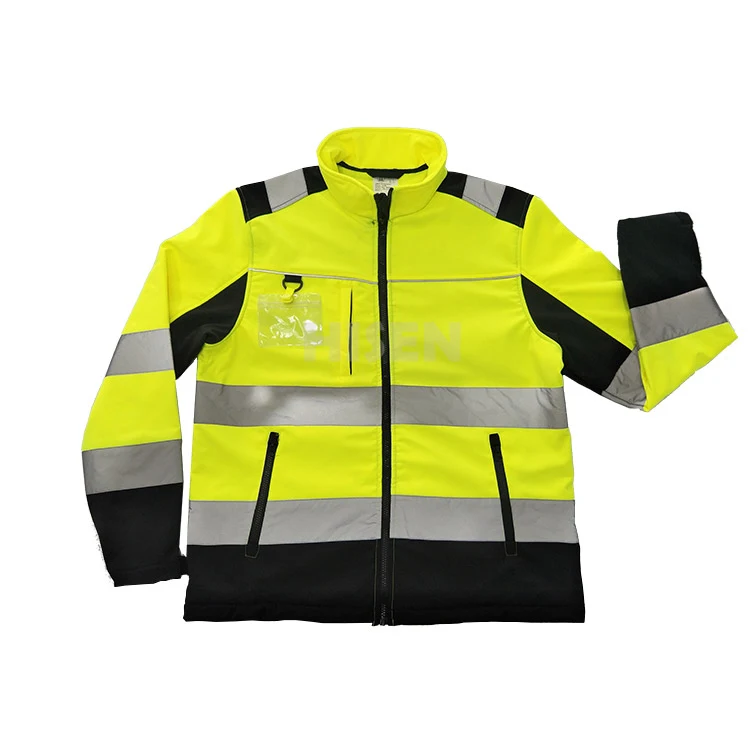 Hi Vis Visibility Two 2 Tone Parka JacketWaterproof CoatWork WearHi Viz