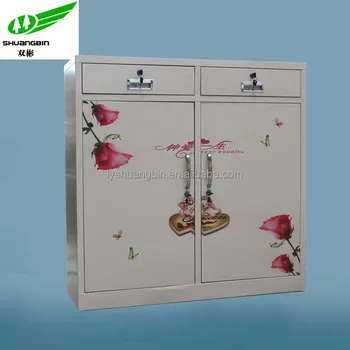 New Design Metal Utility Cabinet Steel Shoe Cupboard With Normal