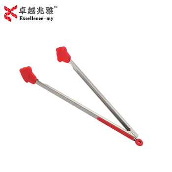 14 Inch Eco Friendly Stainless Steel Kitchen Tools Silicone 14 Inch Eco Friendly Stainless Steel Kitchen Tools Silicone Tongs Grill For Cooking Bbq