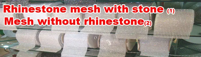 24 Rows 4mm 10 Yards/roll Plastic Mesh Trimming Rolls Without Zircons Plastic Rhinestone Mesh Trimming