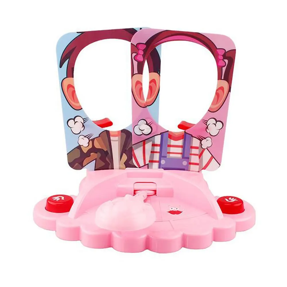 WishUlucky Pie Face Game Fun Family Two-player VS Game and Toy, Pink