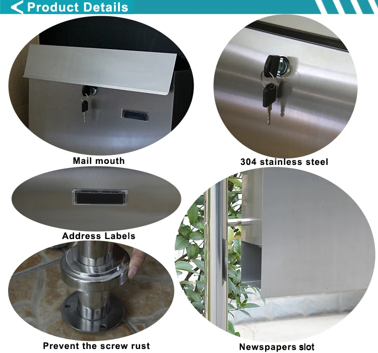 ポスト付きの鍛造ステンレス鋼自立型住宅用メールボックス Buy 住宅メールボックスと 住宅メールボックスメーカー ノベルティメールボックス販売のため Product On Alibaba Com