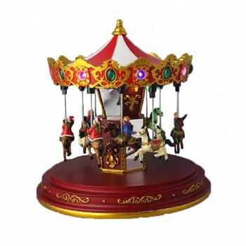 festival polyresin santa clause carousel christmas decoration with music box - Christmas Carousel Decoration festival polyresin santa clause carousel christmas decoration with music box - Christmas Carousel Decoration