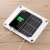 Mini solar panel semi flexible 5W 5V mono solar panel with USB port