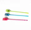 Colored handle toilet brush Double side toilet brush Commode cleaning brush