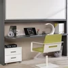 Desk Murphy Bed Space Saving Ideas with closet,Hidden bed with Gas Strut Mechanism