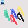 Hot sales binding colored luggage sport elastic heavy duty back to back cable tie hook and loop magic tape strap