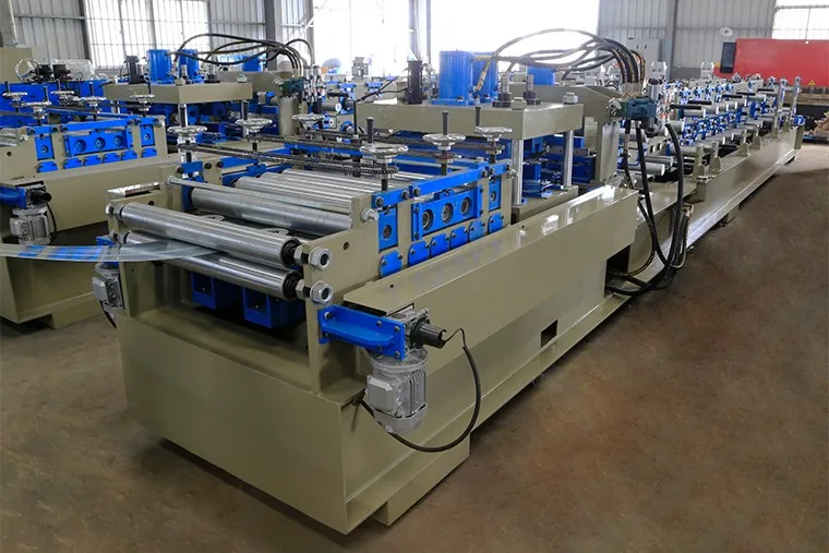 Automatic Type Pre-cutting & Pre-punching C Z Interchangeable Purlin ...