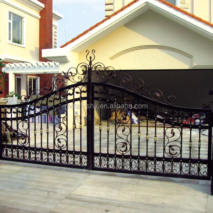 Wrought Iron Simple Gate Design House Gate Designs Pictures - Buy ...