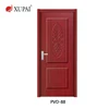 Modern interior pre hung door pvc wood solid door teak