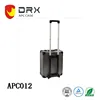 DRX SALES Silver Aluminium Pilot Case with Wheels