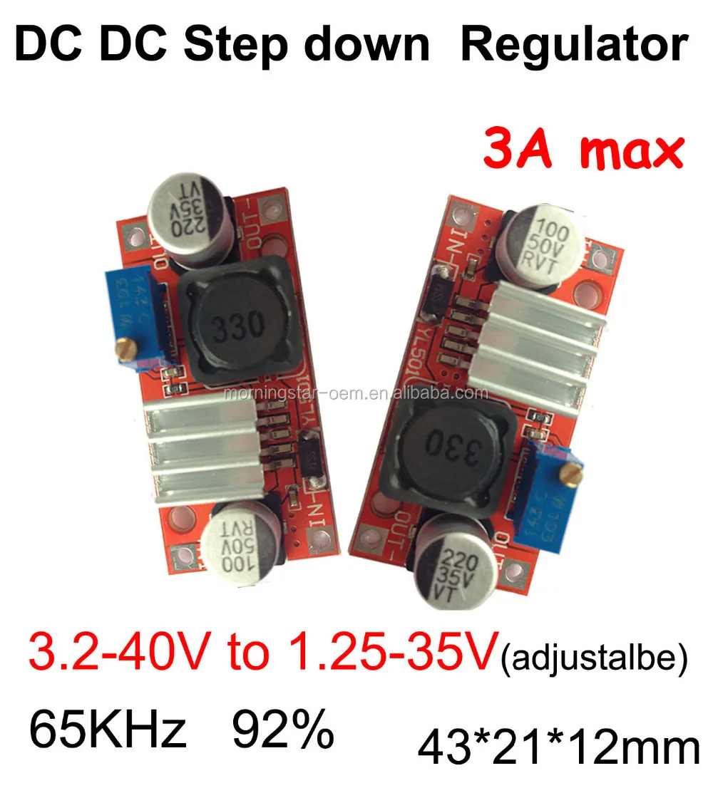 Voltage Converter Regulator DC/DC 12V Step-down to 5V 2A Buck Transformer 