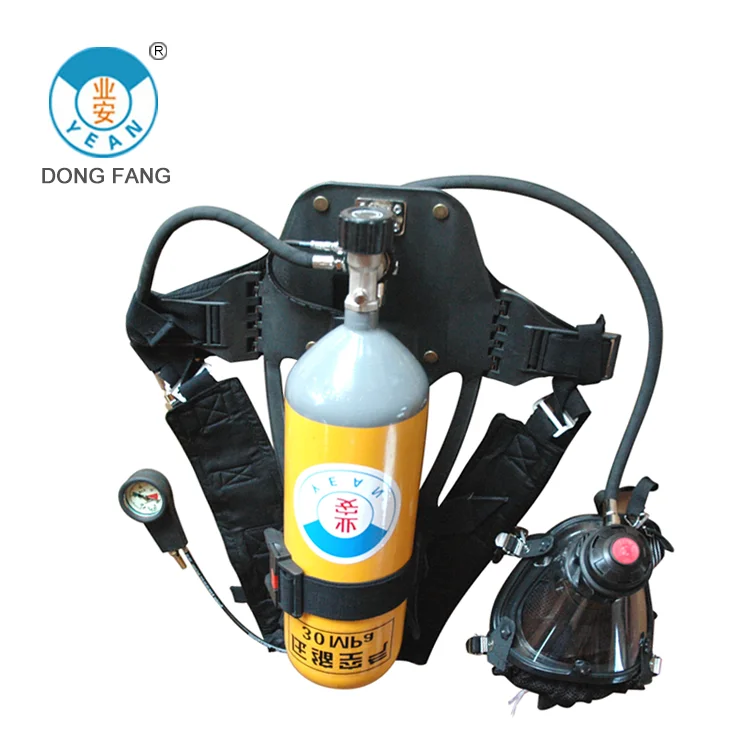 Good Quality Professional Rescue Full Face Gas Mask Rebreather Mining ...