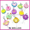 colorful unique design soft pvc key cap