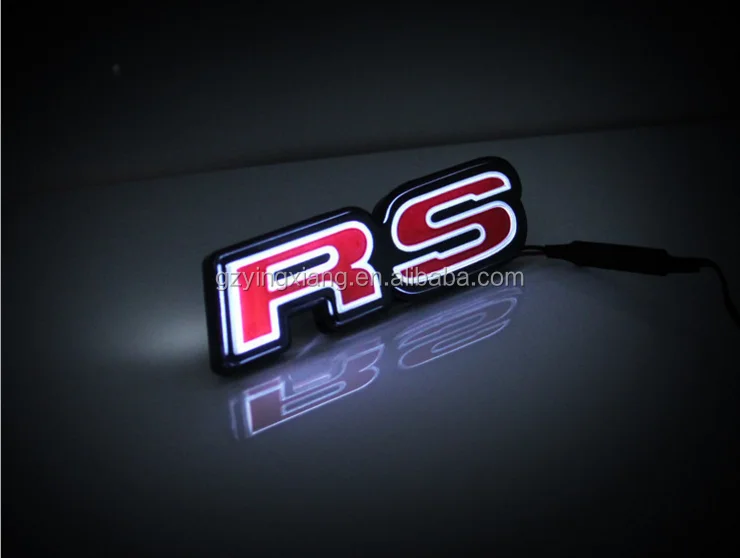 For Rs Led Logo Lamp For Automobile Front Net Labeling Led Car ...