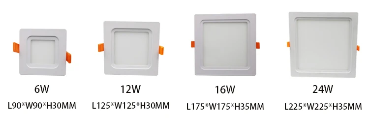 Best price recessed frameless multicolor mini led panel light parts
