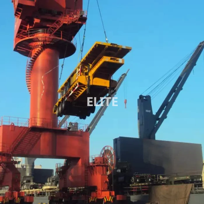 low bed trailer shipping