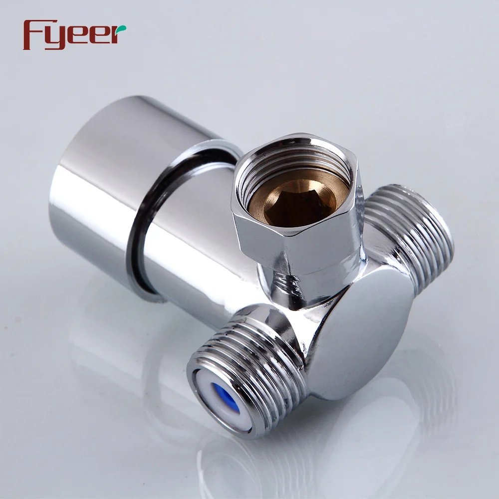 Fyeer Brass Water Mixing Valve Basin And Shower Temperature Adjust