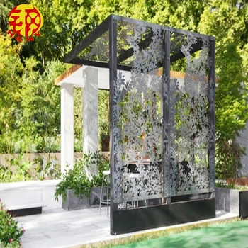 Stainless Steel Laser Cut Parion Decorative Outdoor Privacy Stainless Steel Laser Cut Parion Decorative Outdoor Privacy Screens Garden Metal Panels For Landscaping