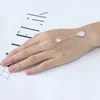 KENTURAY turkish jewelry bracelet ring female sterling silver chain bracelet connected ring for girls