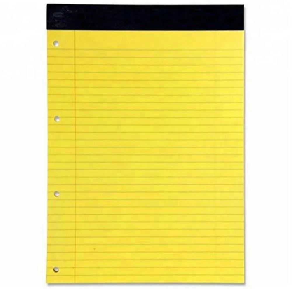 Юридический блокнот желтый INDINOTES legal Pad a4