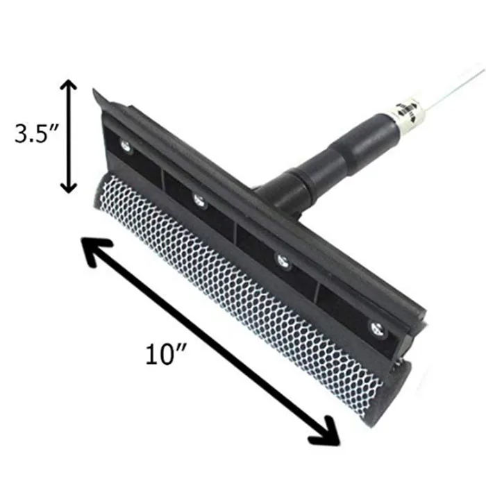 Hq9706 Telescopic Long Handle Sponge Window Squeegee Cleaner Wiper