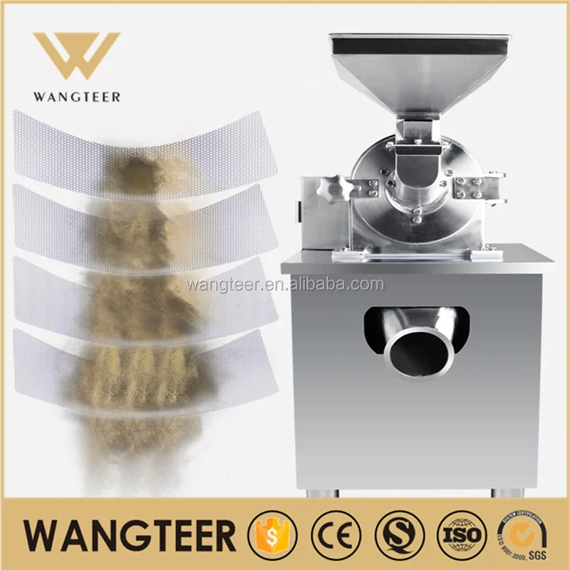 Commercial 30b Maize Rice Salt Pulverizer Spice Hammer Mill Sugar Chili