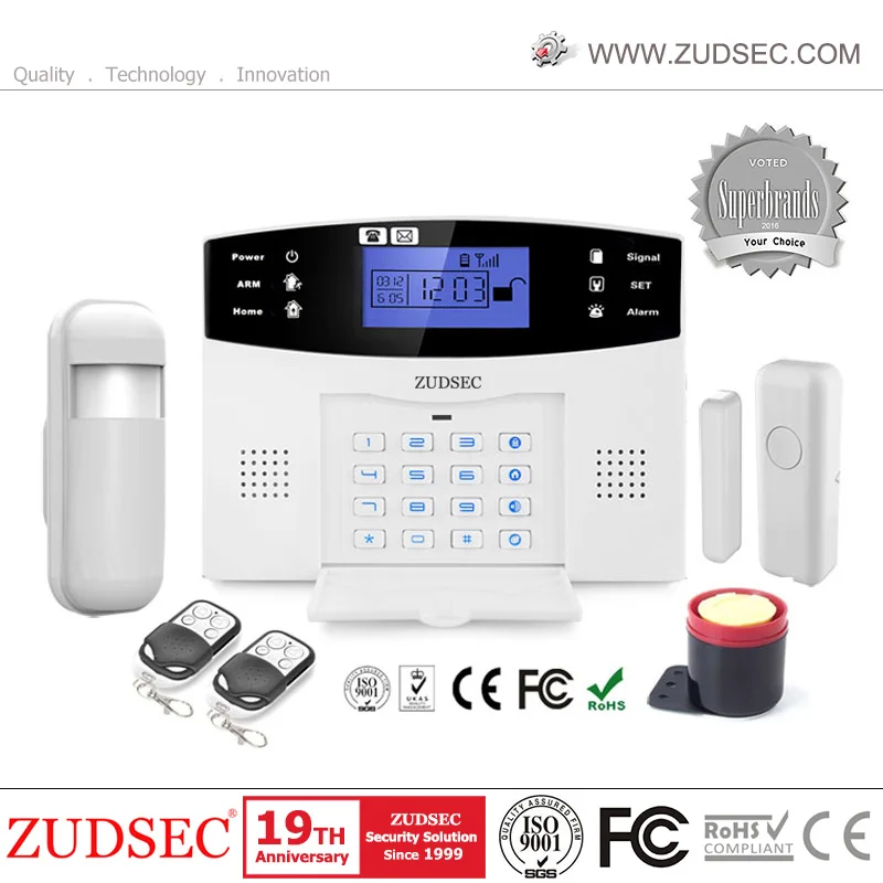 Gsm Alarm System 99+8 Zone Manuel Francais