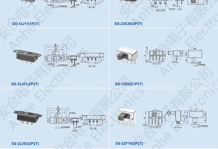 slide switch 3 position