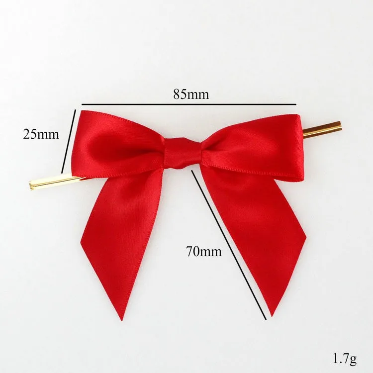 Customised Premade Mini Ribbon Bow With Wire Twist Tie Buy Ribbon Bow