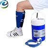 Cold compression therapy system calf sleeve with cooler