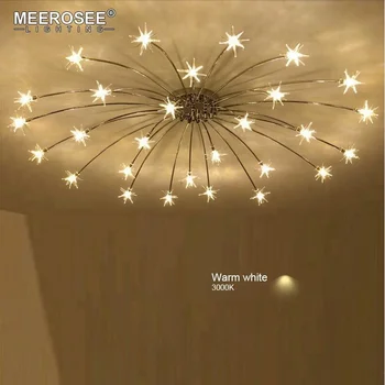 Meerosee Little Star Shape Night Lamp American Postmodern Star Ceiling Light For Bar Cafe Md85951 Buy Star Ceiling Projector Night Light American