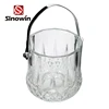 2019 Amazon Seller Wine Cooler Bucket Tongs Drinking Champagne Acrylic Ice Bucket