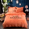 Super soft polyester flannel fleece bedsheet