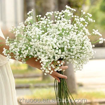 Babys Breath Gypsophila Wedding Decoration White Colour Real Touch