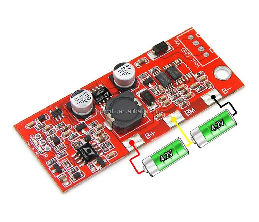 Intelligent Balance Charging Protection Board 2S 18650 Lithium Batterie Cell Satellite 