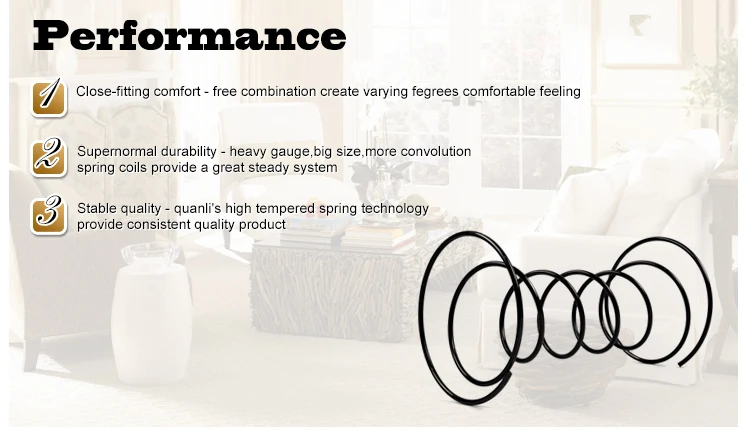 Flat Spiral Spring Biconical Coil Springs For Sofa Bonnel Seat Ql Cs07 Chairs