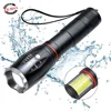 xml t6 led manual rechargeable flashlight,fenix flashlight,tambas rechargeable led flashlight