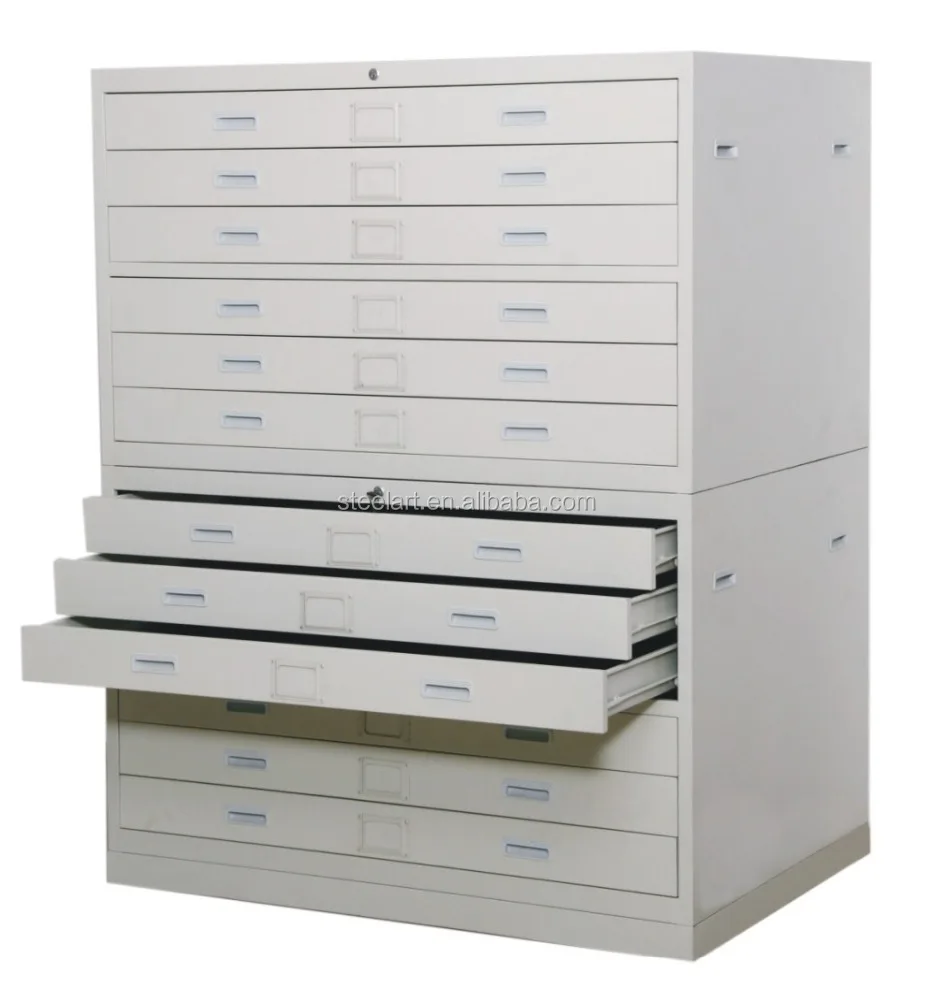 Metal Storage Cabinet With Drawers