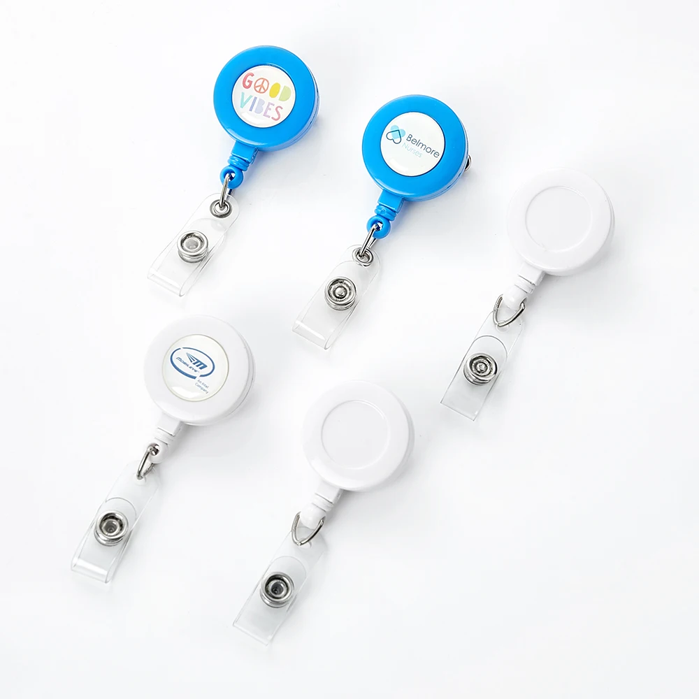 Custom High Quality Badge Reel Retractor For Id Card Holder Buy Badge