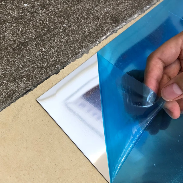 Removable Plastic Blue Color Protective Tape Die Cutting Pe Blue Max