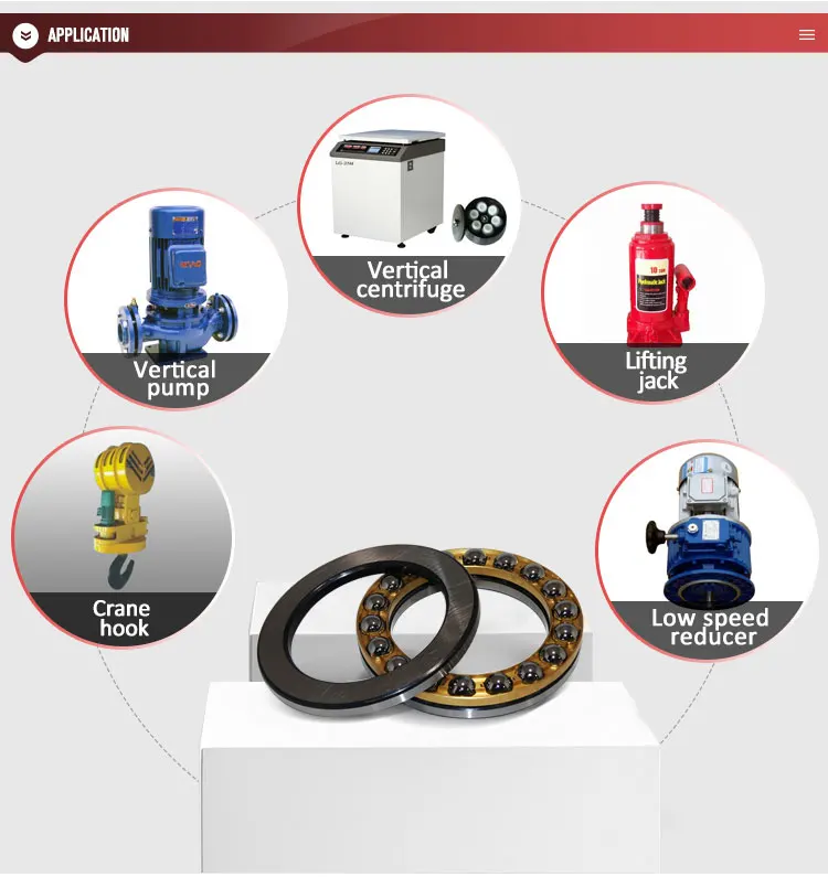 Hgf High Rpm Thrust Ball Bearing 54318 M Machine Bearings 54317 54317 M