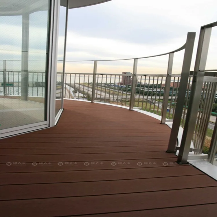 Good Price Teak Outdoor Decking Coextrusion Wpc Decking 100 Pvc