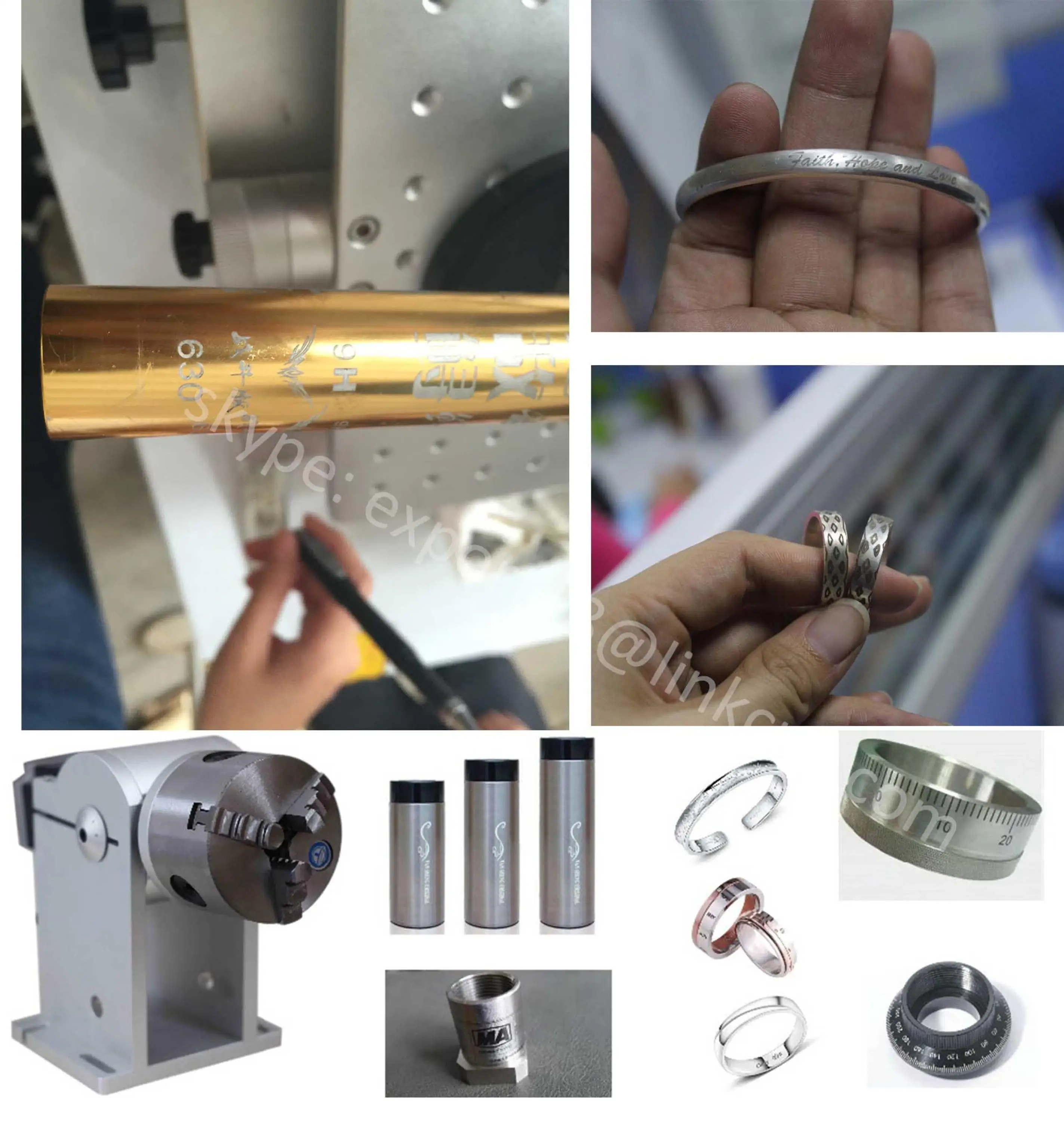 30w Portable high speed fiber laser engraving metal machine with easy operating software