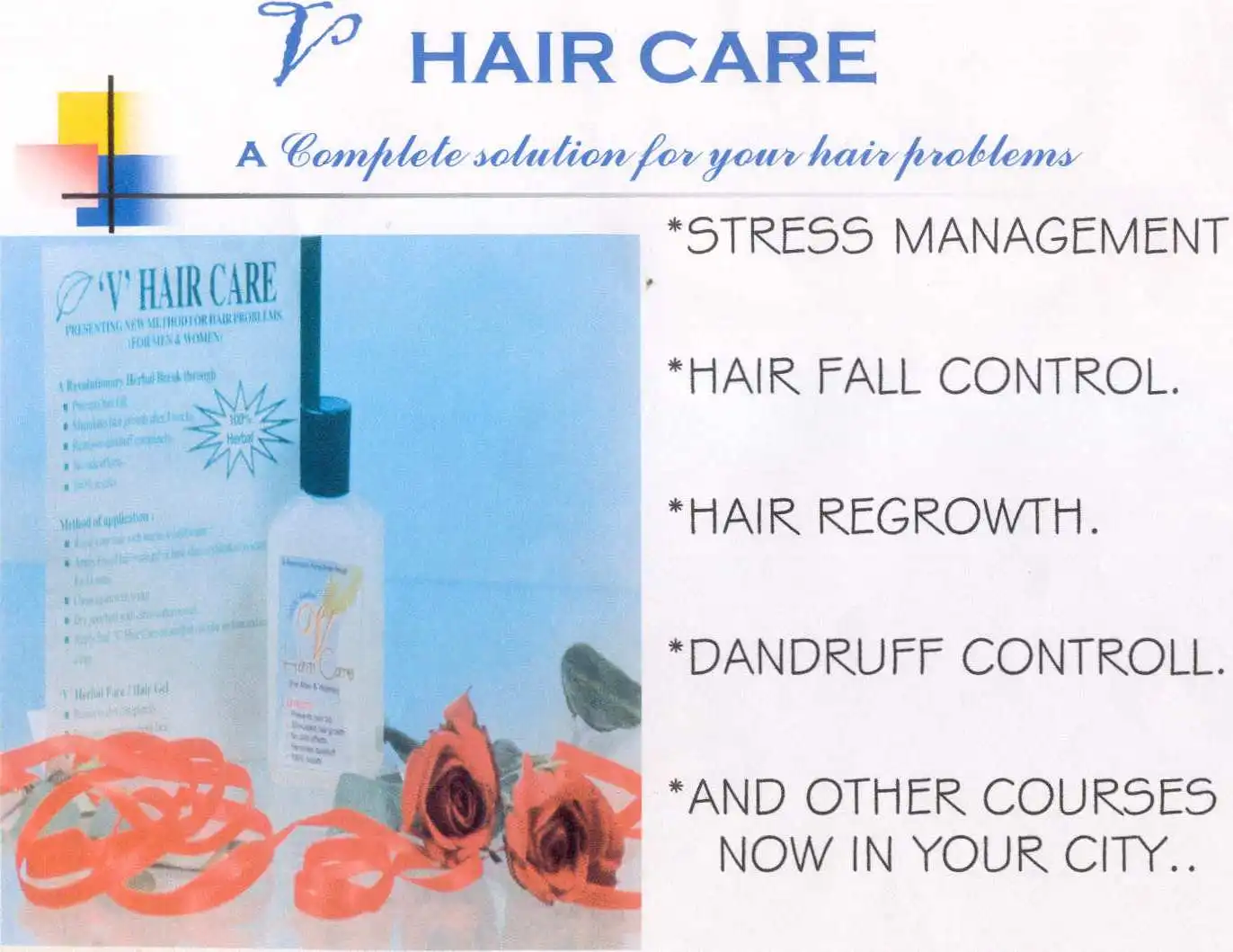 V Hair Care Products