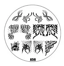 2015 new A Series A56 Nail Art Polish DIY Stamping Plates Image Templates Nail Stamp Stencil
